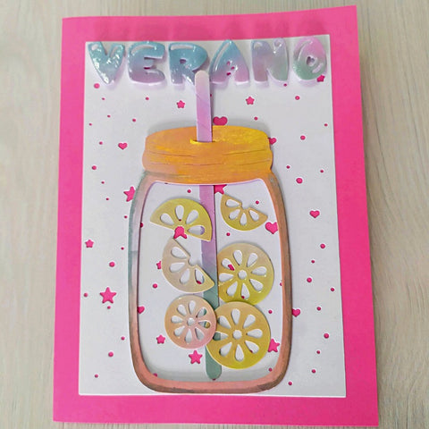 Lemon Glass Frame Decor Dies