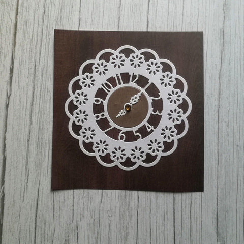 Lace Cluster Clock Dies