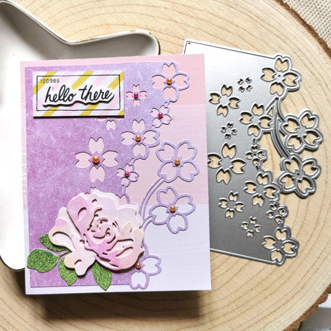 Inloveartshop Four-Leaf Clover Decor Border and Frame Cutting Dies