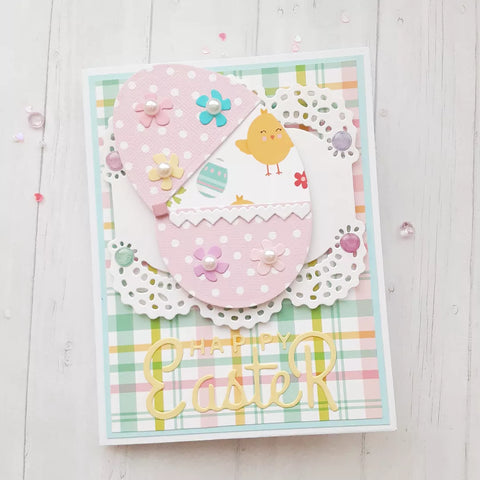 Inloveartshop 3D Easter Egg Frame Cutting Dies