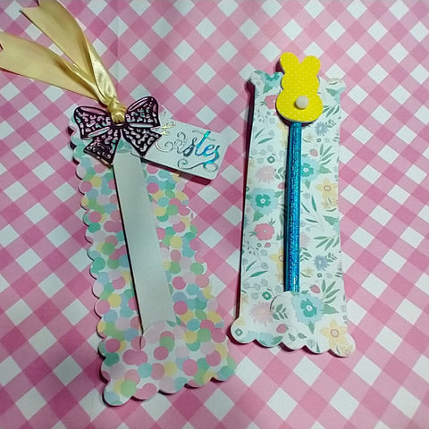 Inloveartshop 2Pcs Creative Bookmark Border Tag Cutting Dies