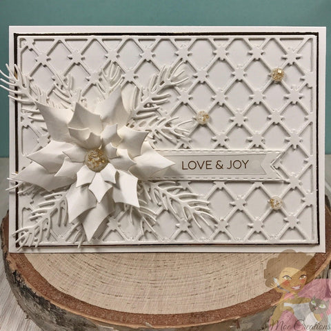 Inloveartshop Diamond Grid Background Board Cutting Dies