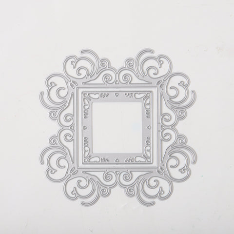 Lace Frame Flower Background Dies - Inlovearts