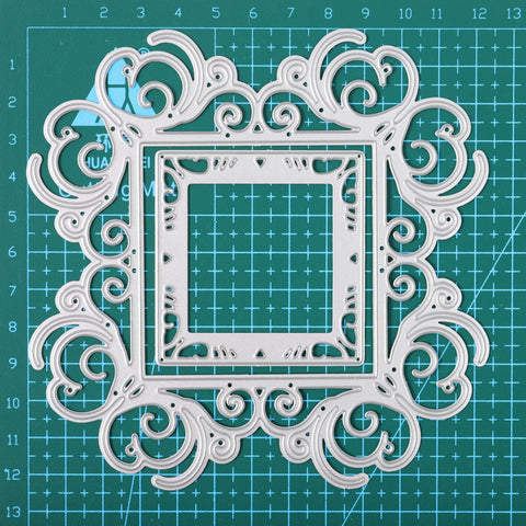 Lace Frame Flower Background Dies - Inlovearts