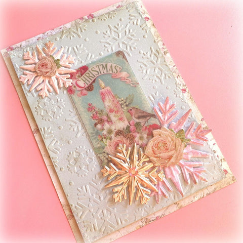 Inlovearts Snowflake Emboss Folders