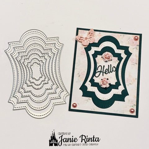Stitched Ornament Nesting Dies - Inlovearts