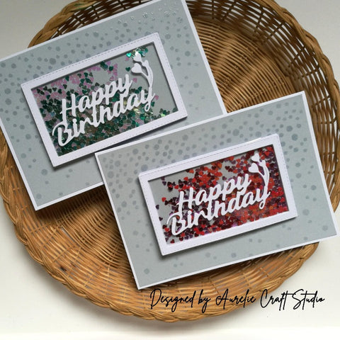 Inloveartshop Happy Birthday Words Decor Cutting Dies