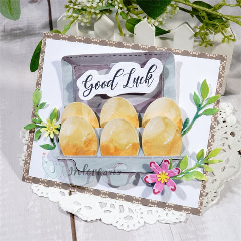 Inlovearts A Carton of Eggs Cutting Dies