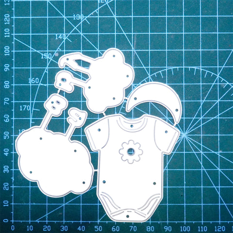 Inlovearts Baby Clothes Cutting Dies