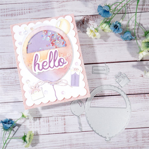 Inlovearts Balloon and Gift Box Cutting Dies