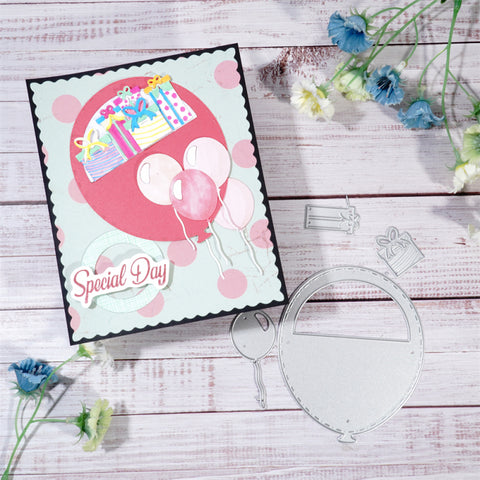 Inlovearts Balloon and Gift Box Cutting Dies