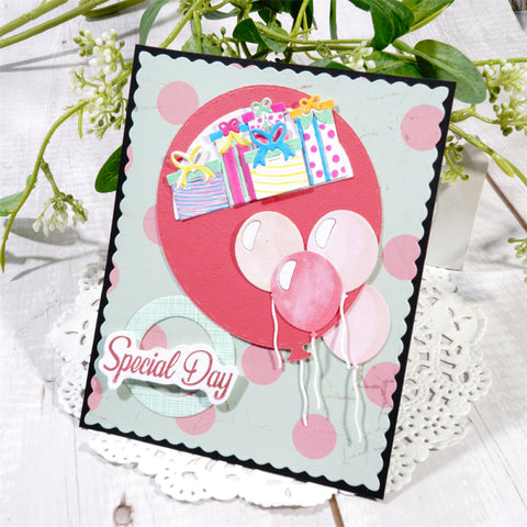 Inlovearts Balloon and Gift Box Cutting Dies