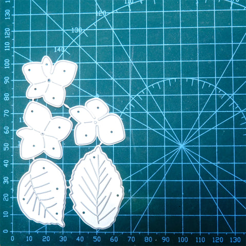 Inlovearts Beautiful Hydrangea Cutting Dies