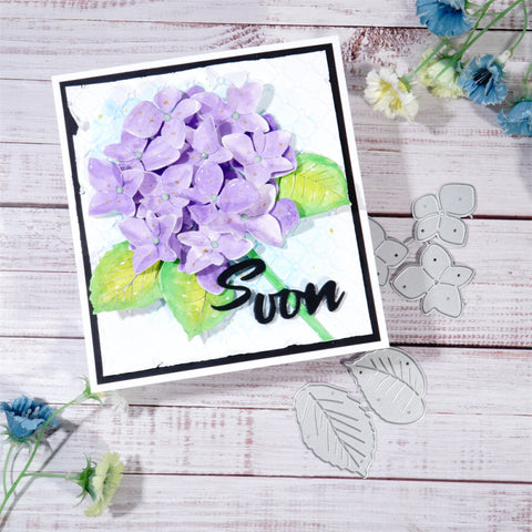 Inlovearts Beautiful Hydrangea Cutting Dies
