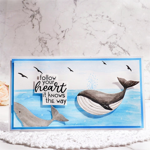 Inlovearts Blue Whale Cutting Dies
