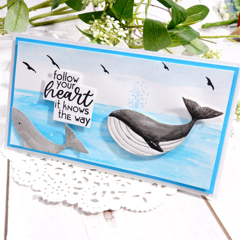 Inlovearts Blue Whale Cutting Dies