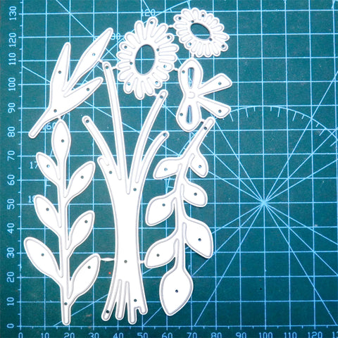 Inlovearts Bouquet of Daisies Cutting Dies