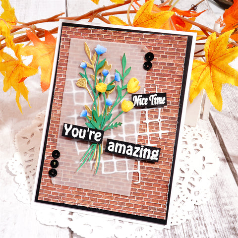 Inlovearts Bouquet of Flowers Cutting Dies