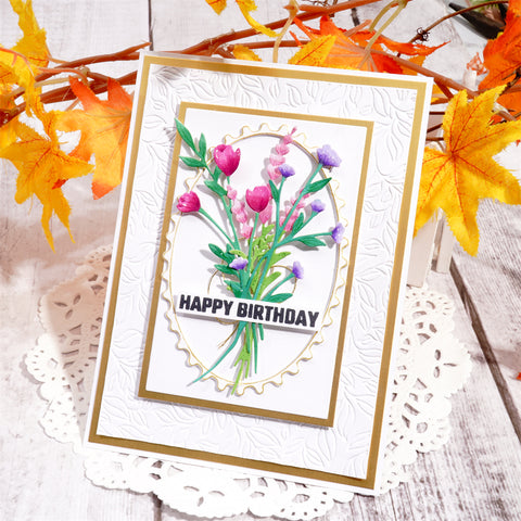 Inlovearts Bouquet of Flowers Cutting Dies