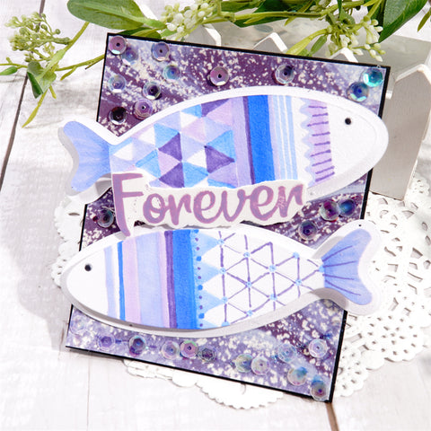 Inlovearts Cartoon Fish Cutting Dies