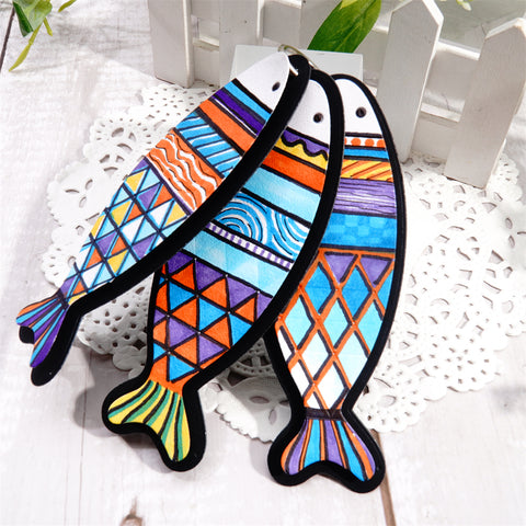 Inlovearts Cartoon Fish Cutting Dies