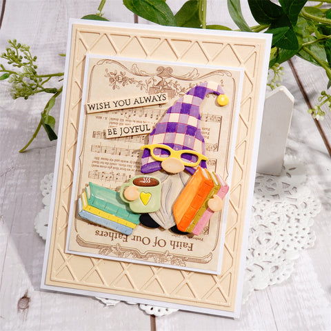 Inlovearts Casual Gnomes Metal Cutting Dies