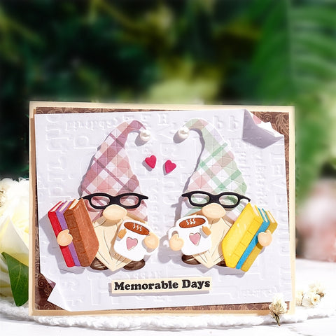 Inlovearts Casual Gnomes Metal Cutting Dies