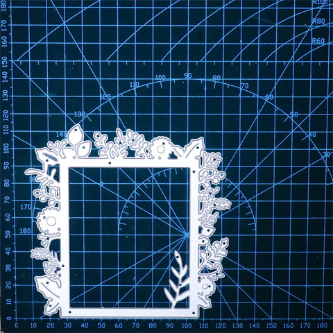 Inlovearts Christmas Plants Frame Metal Cutting Dies