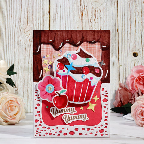 Inlovearts Delicious Cream Frame Cutting Dies