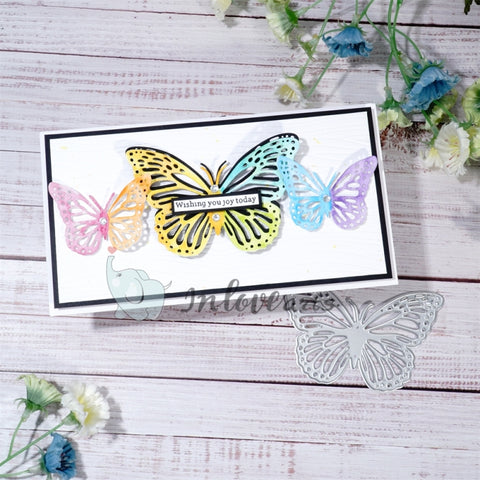 Inlovearts Elegant Butterfly Cutting Dies