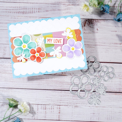 Inlovearts Five Petal Flower Cutting Dies