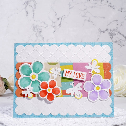 Inlovearts Five Petal Flower Cutting Dies