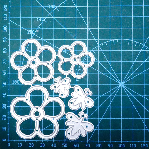 Inlovearts Five Petal Flower Cutting Dies