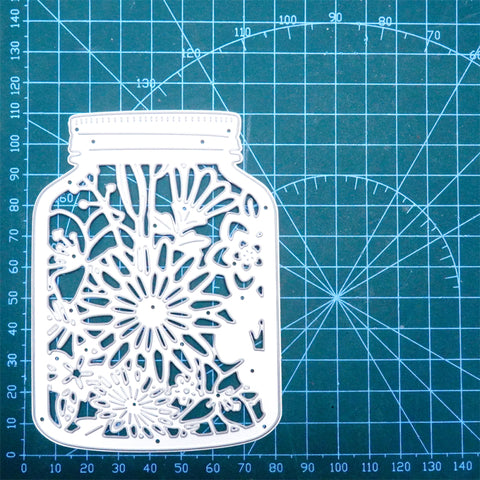 Inlovearts Flower Bottle Cutting Dies