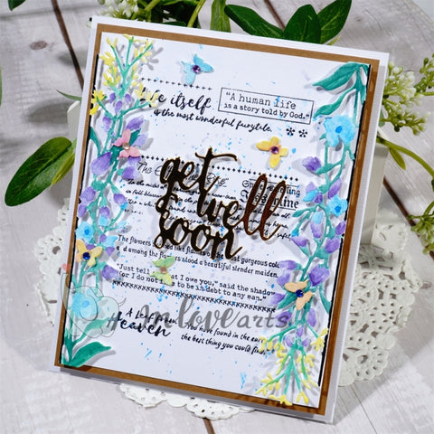 Inlovearts Flower Lace Border Cutting Dies