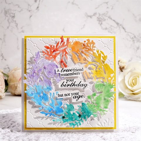 Inlovearts Fresh Flower Border Cutting Dies