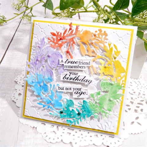 Inlovearts Fresh Flower Border Cutting Dies
