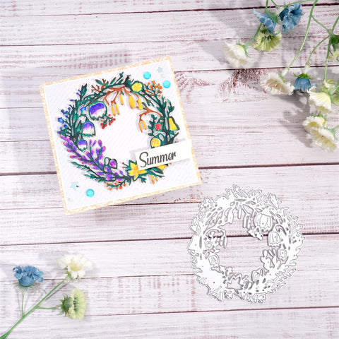Inlovearts Fresh Flower Border Cutting Dies