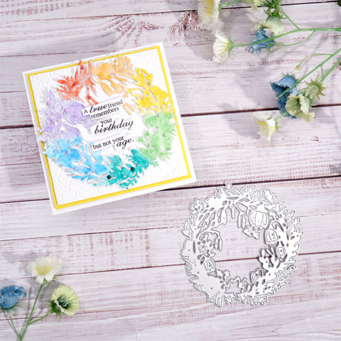 Inlovearts Fresh Flower Border Cutting Dies