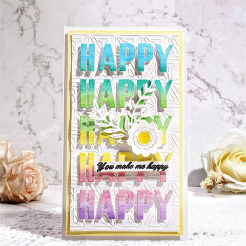 Inlovearts "HAPPY" Word Cutting Dies