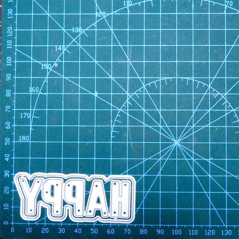 Inlovearts "HAPPY" Word Cutting Dies