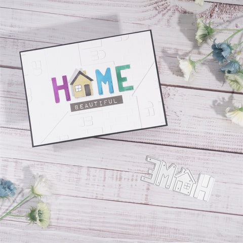 Inlovearts "HOME" Word Cutting Dies