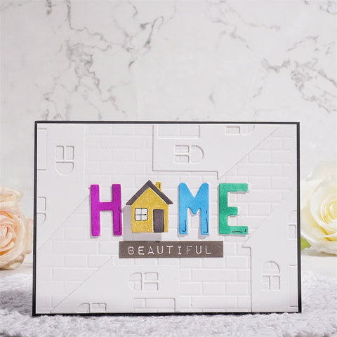 Inlovearts "HOME" Word Cutting Dies