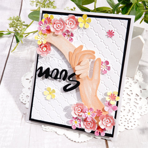 Inlovearts Hand-in-hand Metal Cutting Dies
