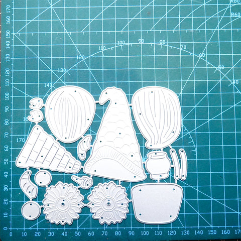 Inlovearts Honey Gnomes Metal Cutting Dies