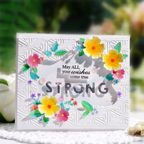 Inlovearts Irregular Flower Border Cutting Dies