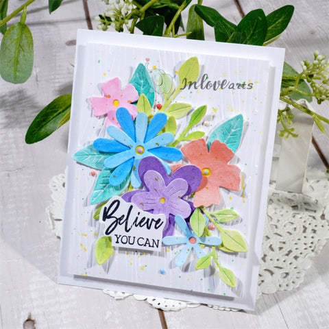 Inlovearts Joint Flowers Cutting Dies