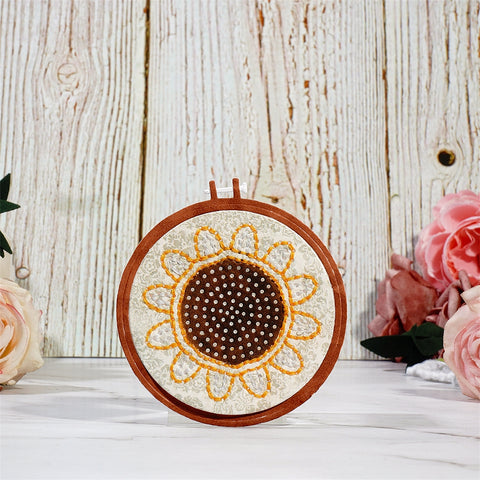 Inlovearts Knitted Sunflower Cutting Dies