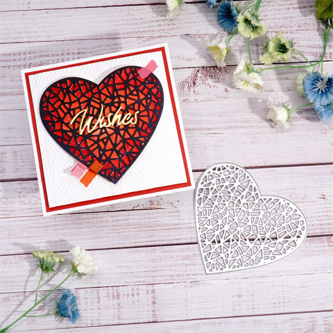 Inlovearts Large Hollowed Heart Cutting Dies