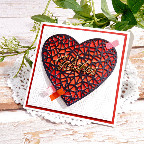 Inlovearts Large Hollowed Heart Cutting Dies